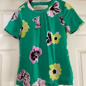 J. Crew Floral Print Top